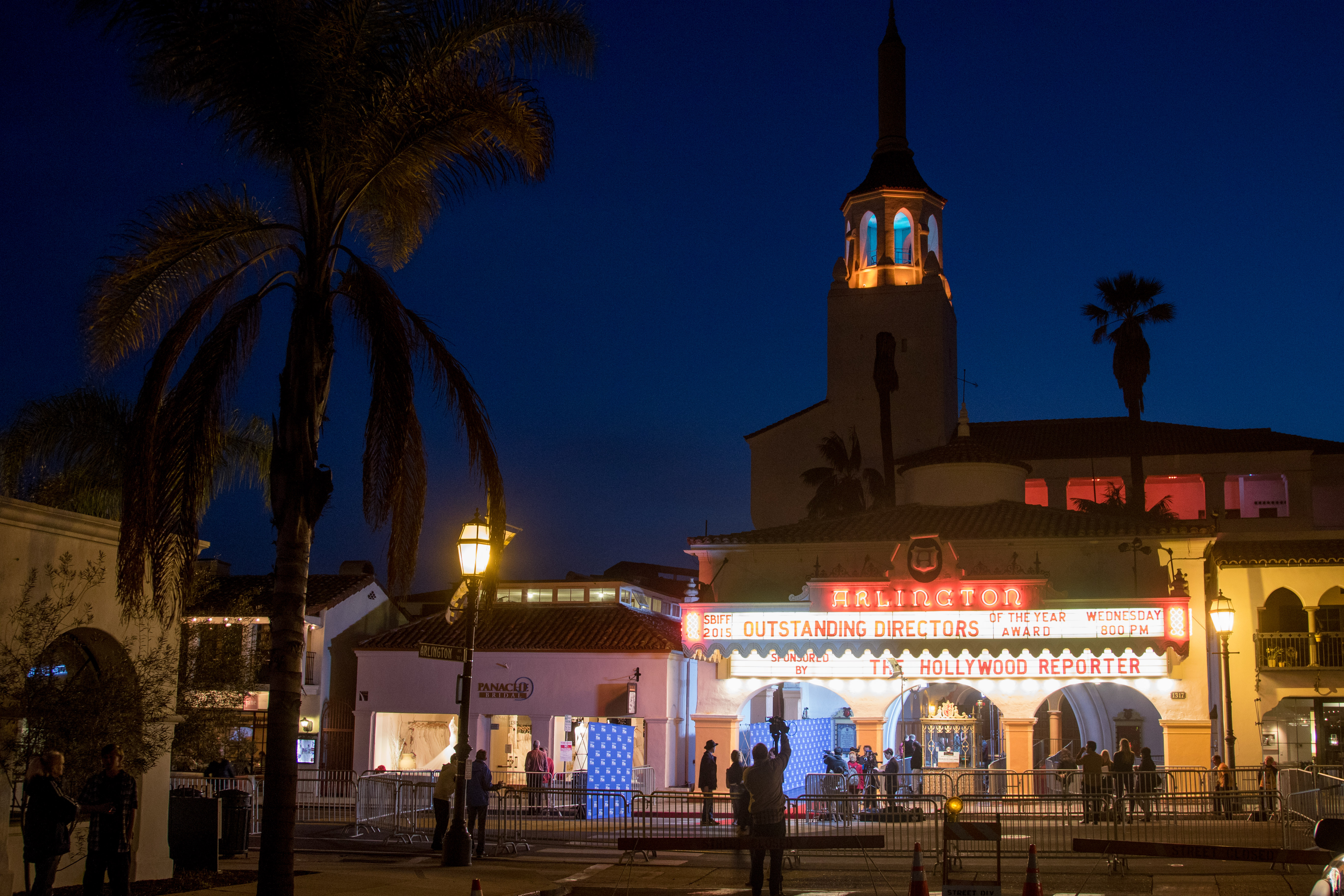 arlington theatre at night