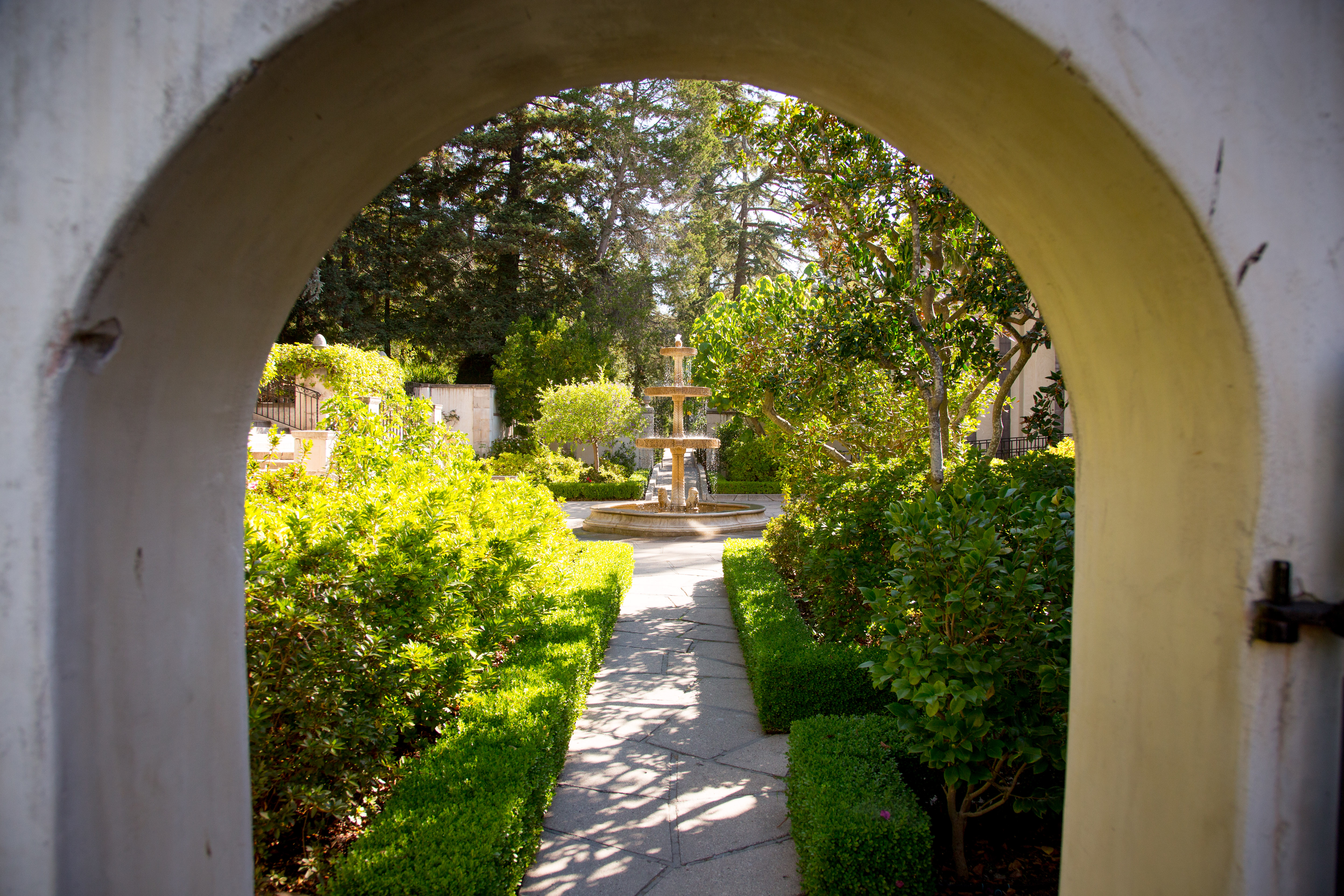 fountain on westmont campus