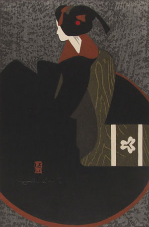 Kiyoshi Saito's painting "Maiko Kyoto"
