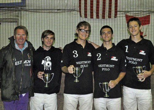 Coach John Westley, Ky Keobele, Wiley Uretz, David Samaniego and Patrick Uretz (Photo by Frances Hinckle)