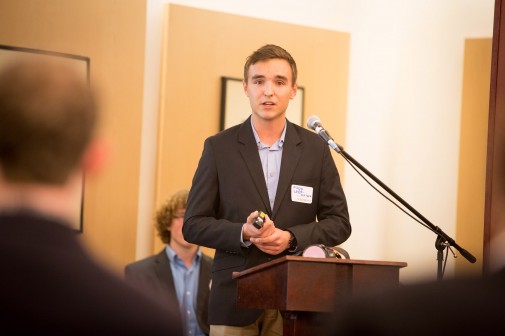 Filipp Kozachuk '14 presents his plan, LEEF