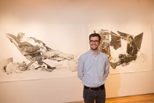 Joel Daniel Phillips displayed his work at the Westmont Ridley-Tree Museum of Art in 2012