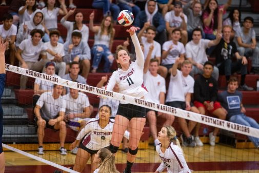 Senior Cassidy Rea led the Warriors with 15 kills on Nov. 23