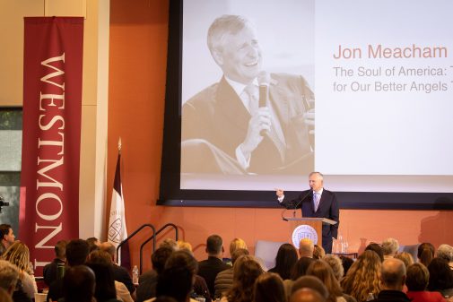 Jon Meacham last spoke at Westmont in summer 2019.