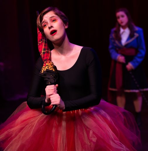 Senior Jessica Lingua, double major in voice performance and biology, stars as Adina