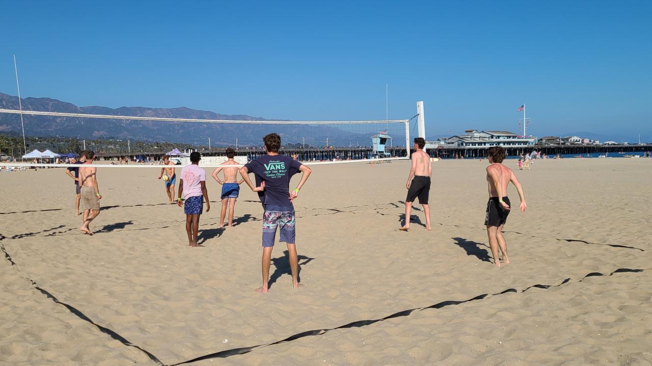 westmont new student beach day