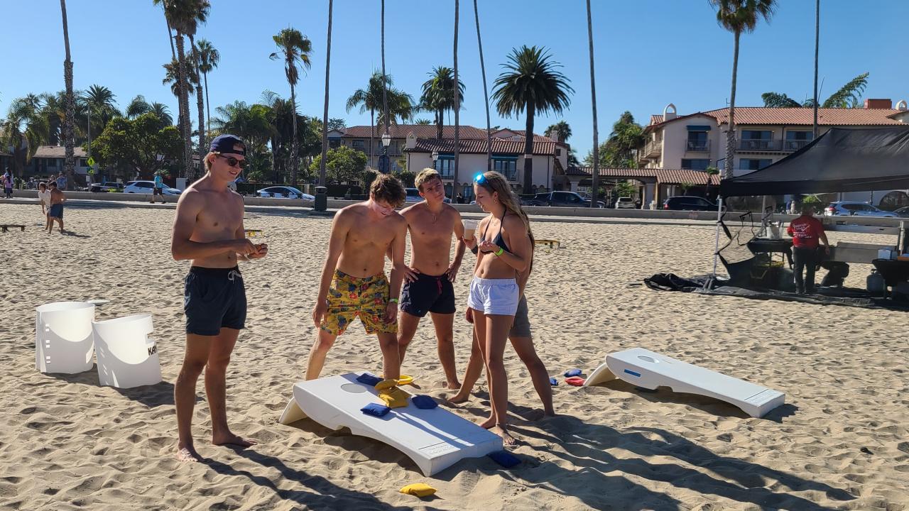 westmont new student beach day