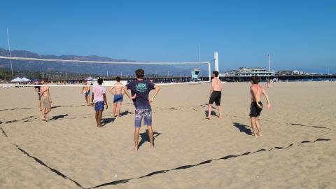 westmont new student beach day