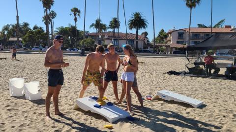 westmont new student beach day